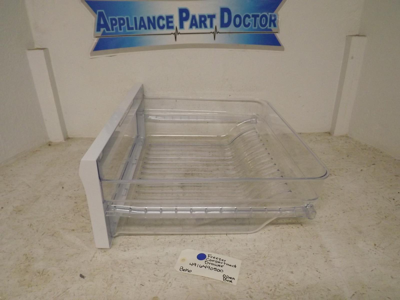Beko Refrigerator 4916490500 Freezer Compartment Drawer Open Box Beko Refrigerator 4916490500 Freezer Compartment Drawer Open Box